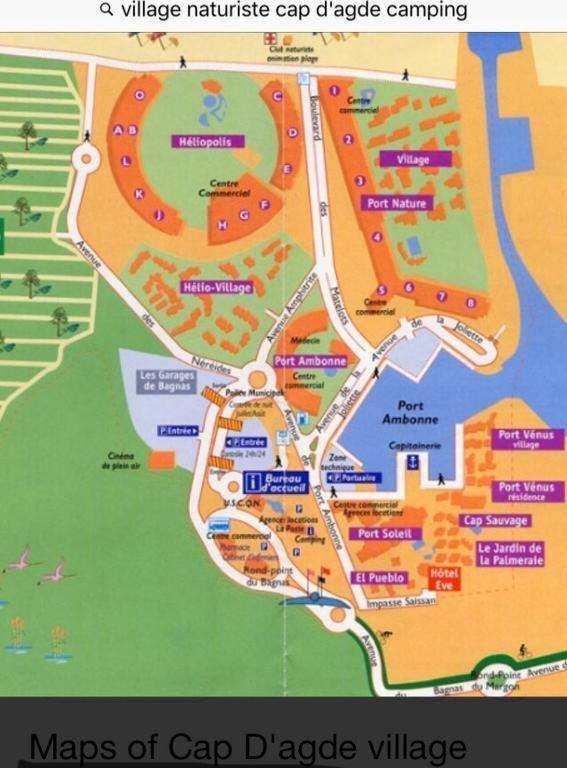 Studio Village Naturiste Port Nature 6 Agde Εξωτερικό φωτογραφία